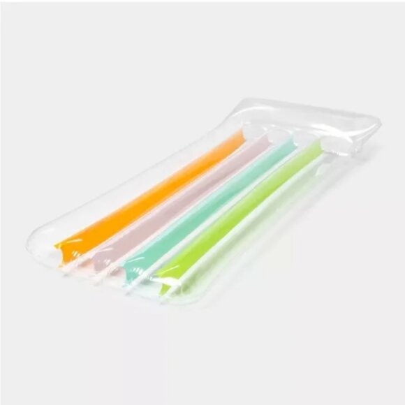 Sun Squad Inflatable Pool Float 6FT 5IN long with Built-in-pillow - Picture 3 of 4